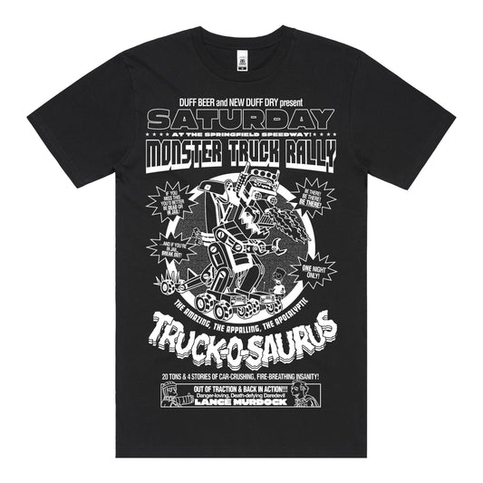 Truck-O-Saurus T-Shirt (Black) *FRONT PRINT* [PRE-ORDER]