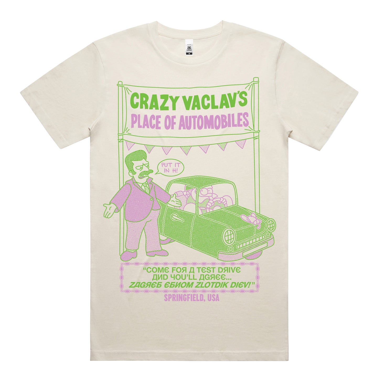 Crazy Vaclav T-Shirt *FRONT PRINT* [PRE-ORDER]