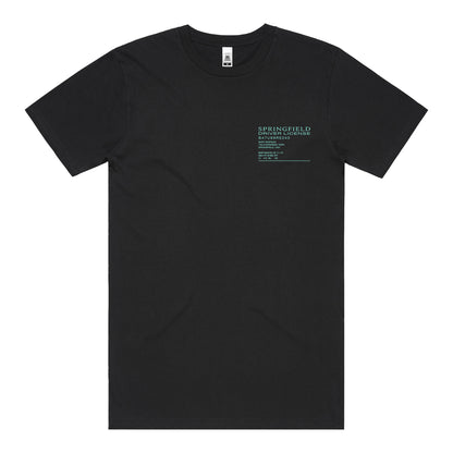 Vapourwave T-Shirt (Black) *CHEST + BACK PRINT*