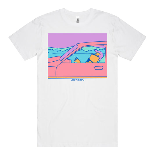 Vapourwave T-Shirt (White) *FRONT PRINT*