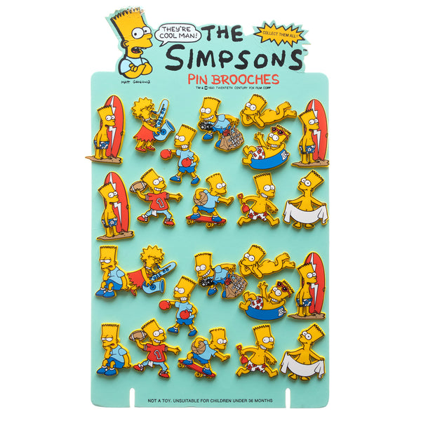 Vintage 1990 Bart Pins