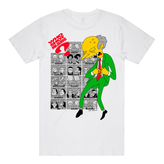 Who Shot? T-Shirt *CHEST + BACK PRINT*