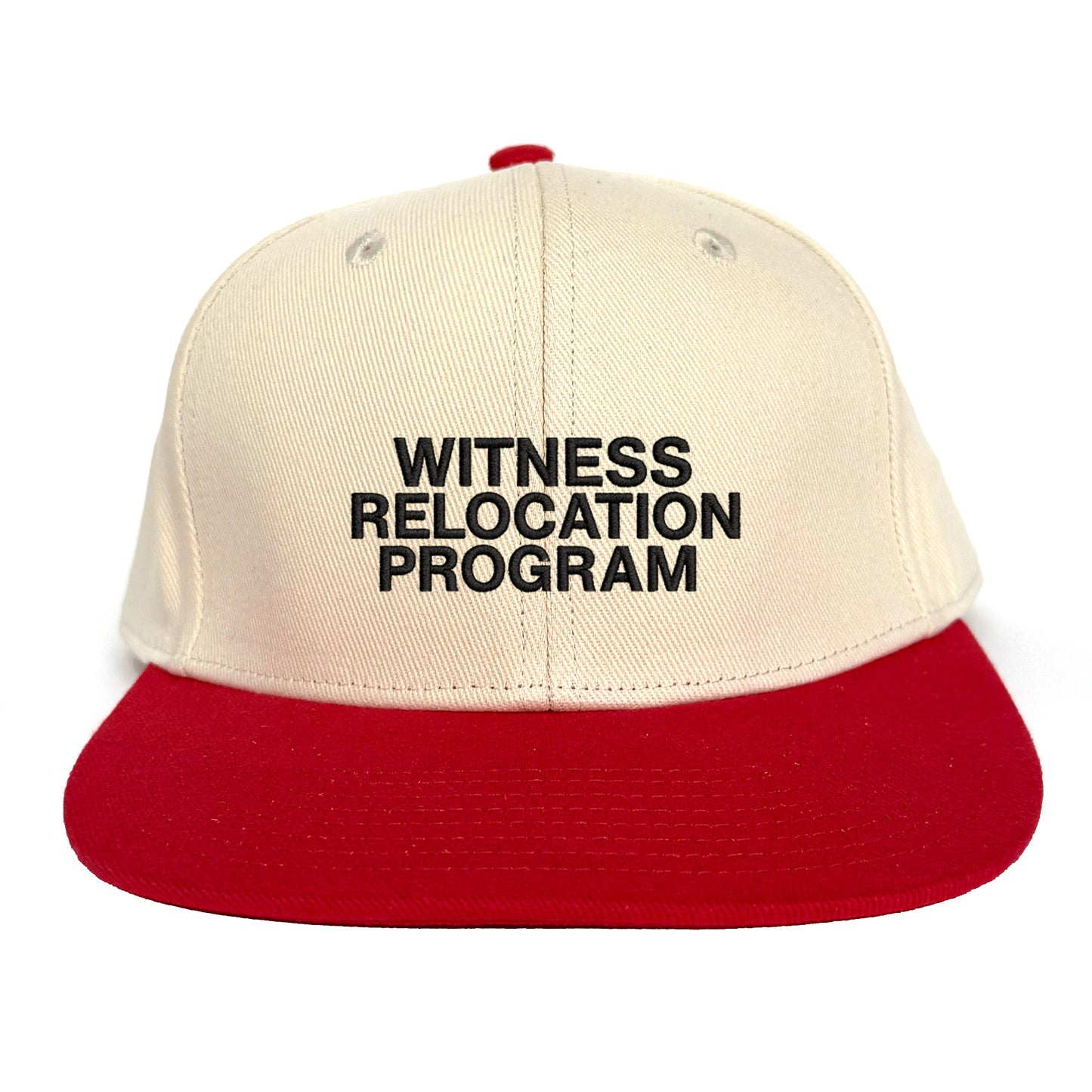 Witness Relocation Program Hat (Red/Natural)