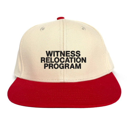 Witness Relocation Program Hat (Red/Natural)