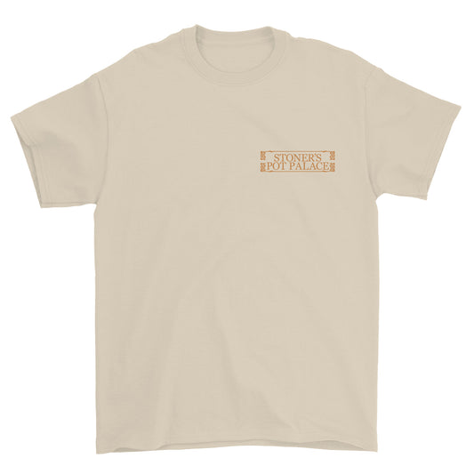 Stoner's Pot Palace T-Shirt (Sand)