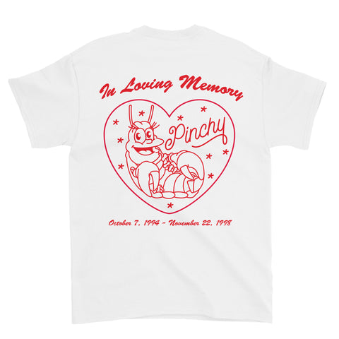 In Loving Memory Of Pinchy T-Shirt (White)