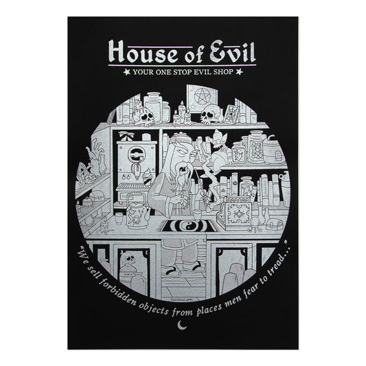 House of Evil A3 Print