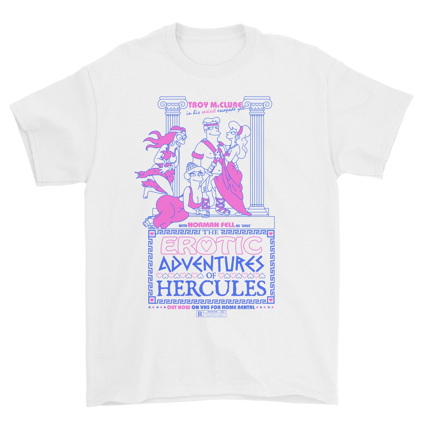 Erotic Adventures of Hercules T-Shirt (White)