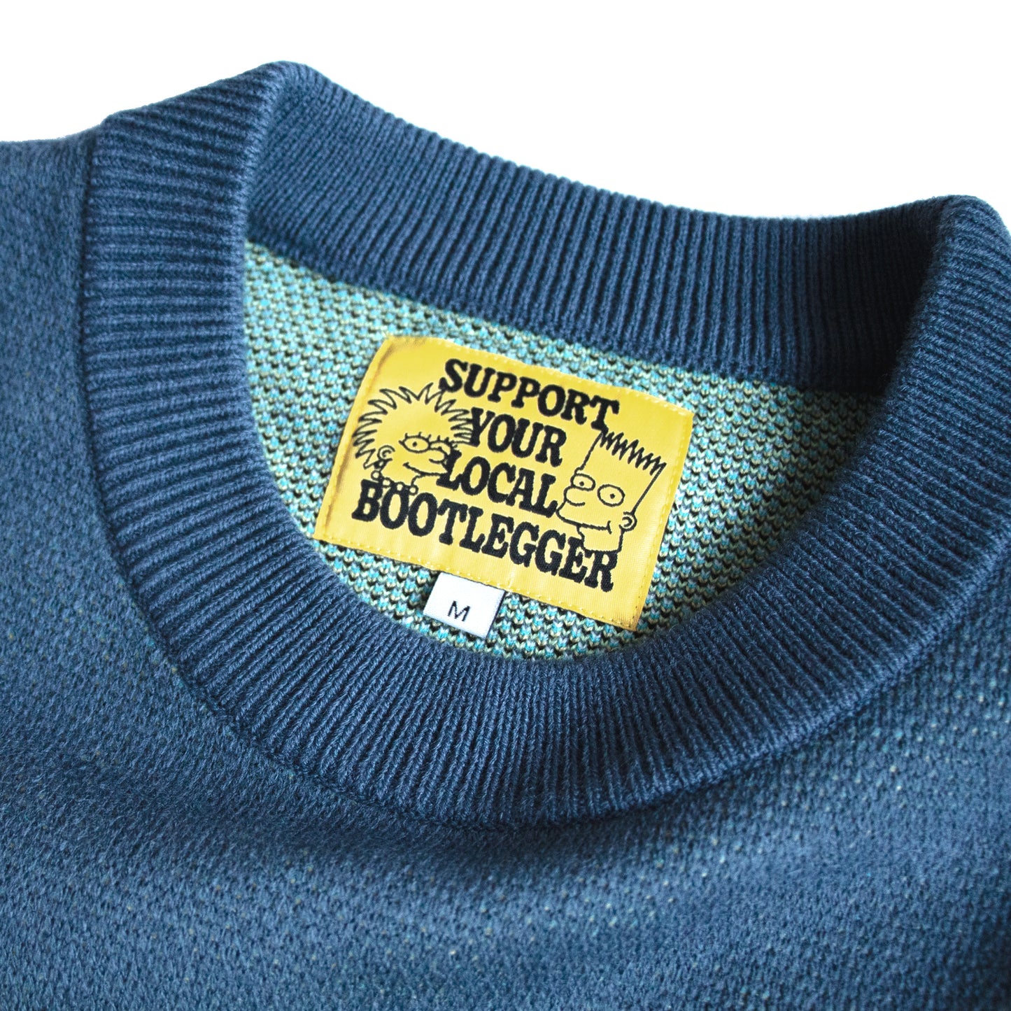 'Peace, Man' Knitted Sweater