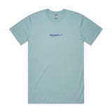 Embroidered Milpool Heavyweight T-Shirt (Pale Blue)