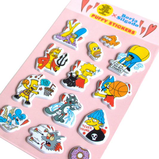 Borja Silgado Puffy Stickers