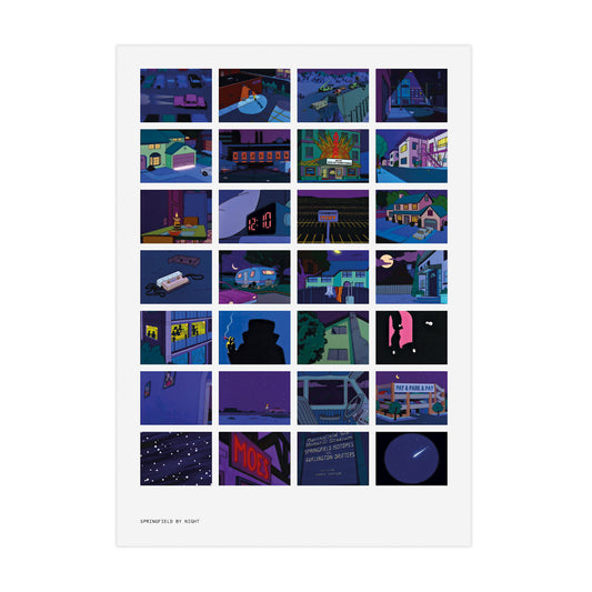 Scenic "By Night" A3 Print