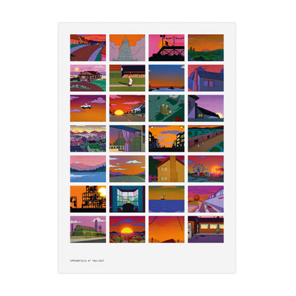 Scenic "At Twilight" A3 Print