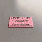 Lionel Hutz Sponge Business Card